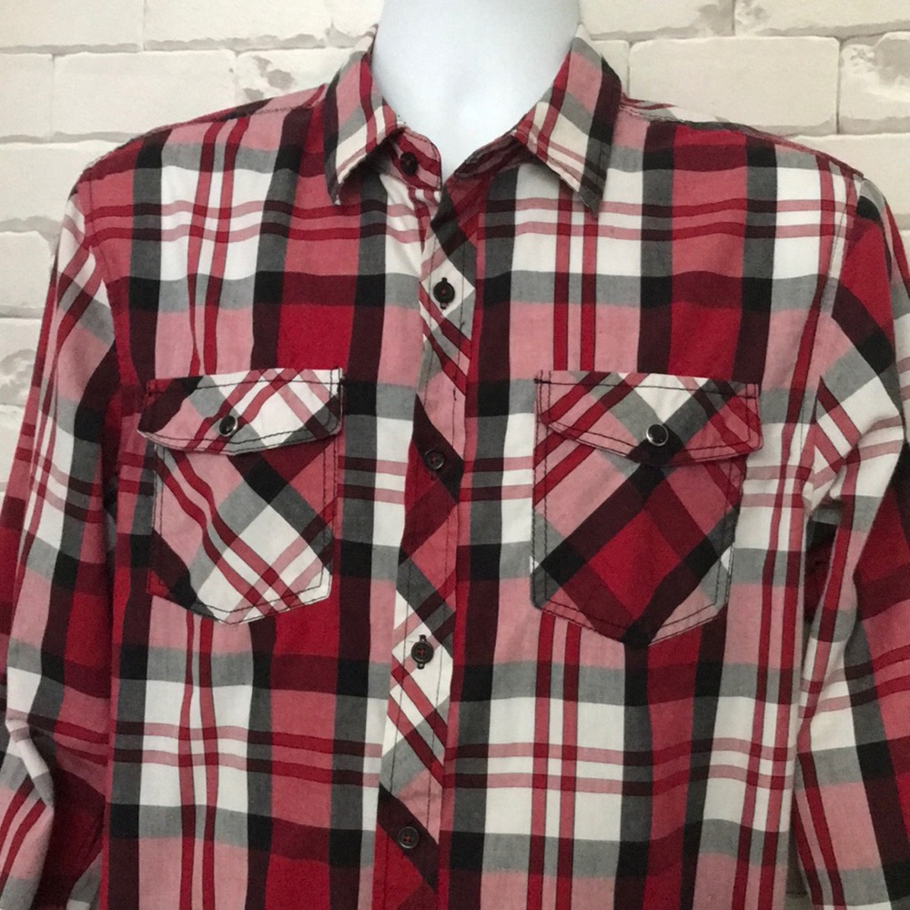 Men’s Eighty Eight platinum plaid shirt